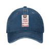 Individuelle Duvels Logo Denim Stoff Kappe Lässige Baseballkappen Verstellbarer Hut Sommer Unisex Baseballkappen