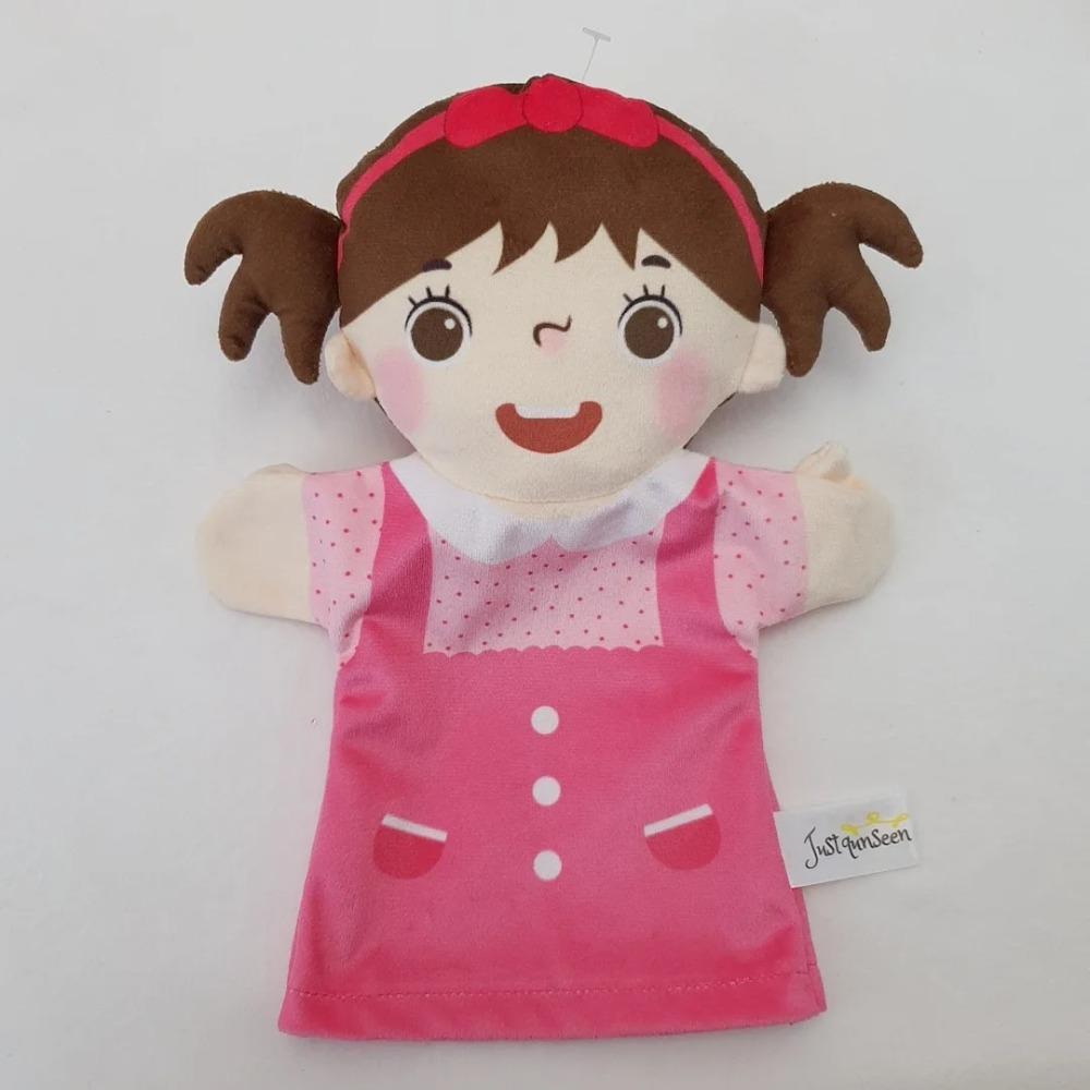 Profession Puppet Cartoon Professional Series Plush Toy Job Doctor Teacher Worker Famer Police Cosplay Kindgarten Role Play Gift