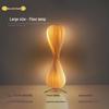 Log Wood Floor Lamp with Remote Control