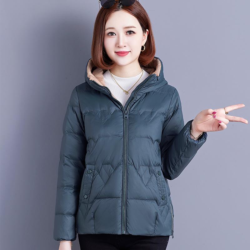 Women's Winter Short Padded Down Jacket - Warm, Fashionable, Plus Size Coat