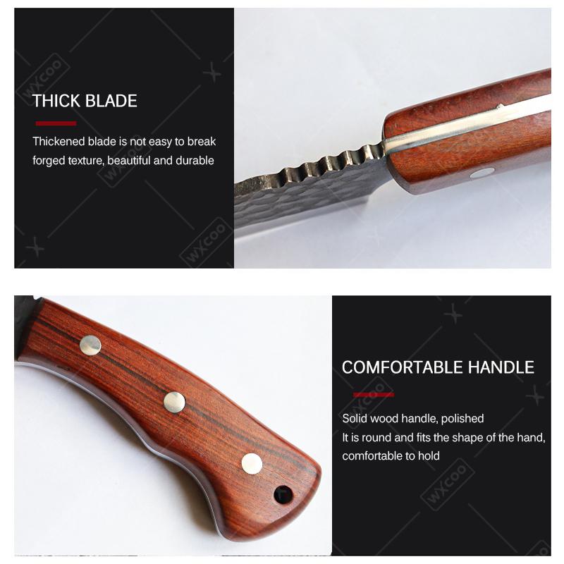 Srainless Steel Kitchen Knife Boning Knife Chef Knife Handmade Forged Knife for Cooking BBQ Meat Cleaver Kitchen Accessories