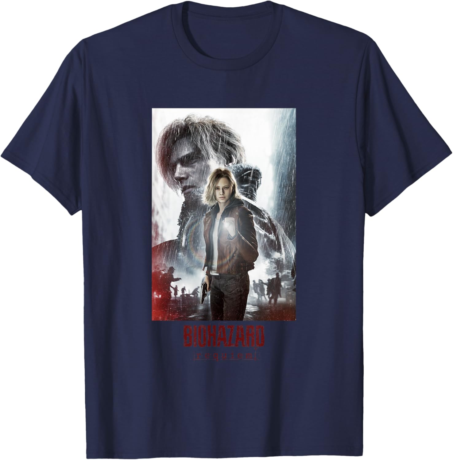 

Resident Evil Requiem Leon Grace TShirt Mens Womens Summer Cotton Clothing Fashion Gaming Enthusiast Short Sleeve Tshirt M