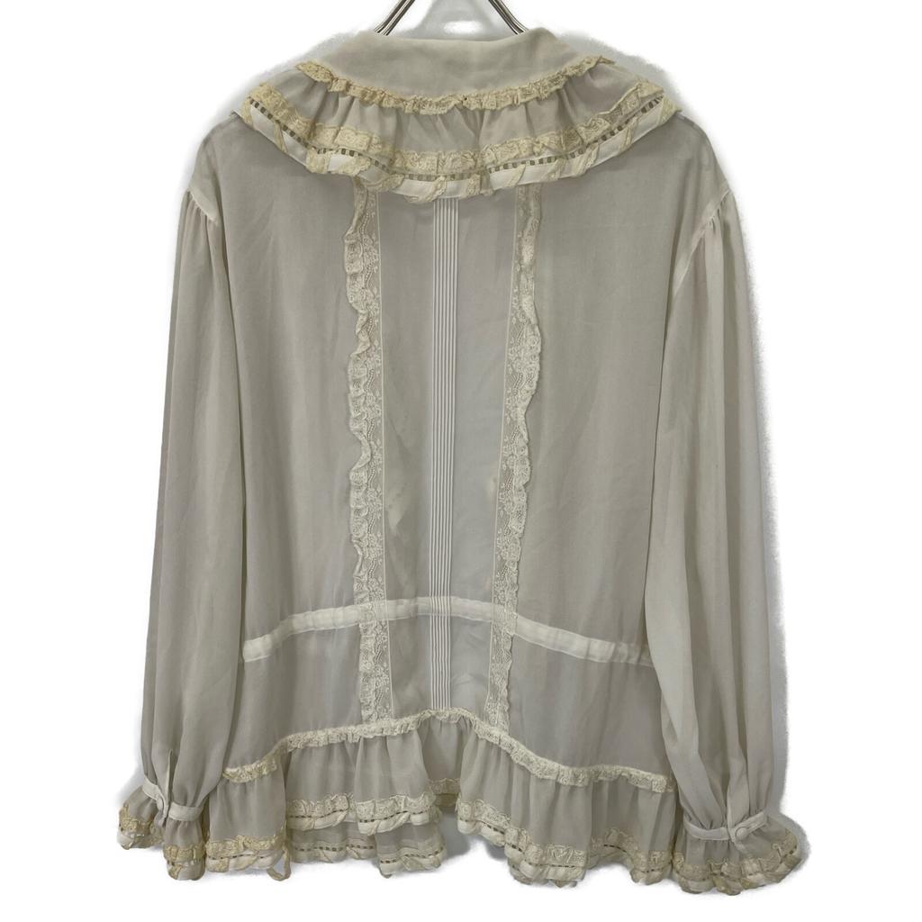 PINK HOUSE White lace cardigan tops Not written whiteUsed