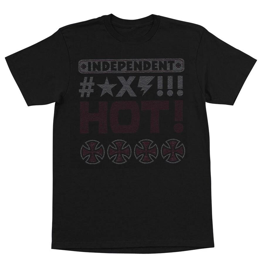 Independent Trucks FN HOT FADE Skateboard T Shirt BLACK M