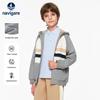 Boy's Color-block Polo Hooded Jacket