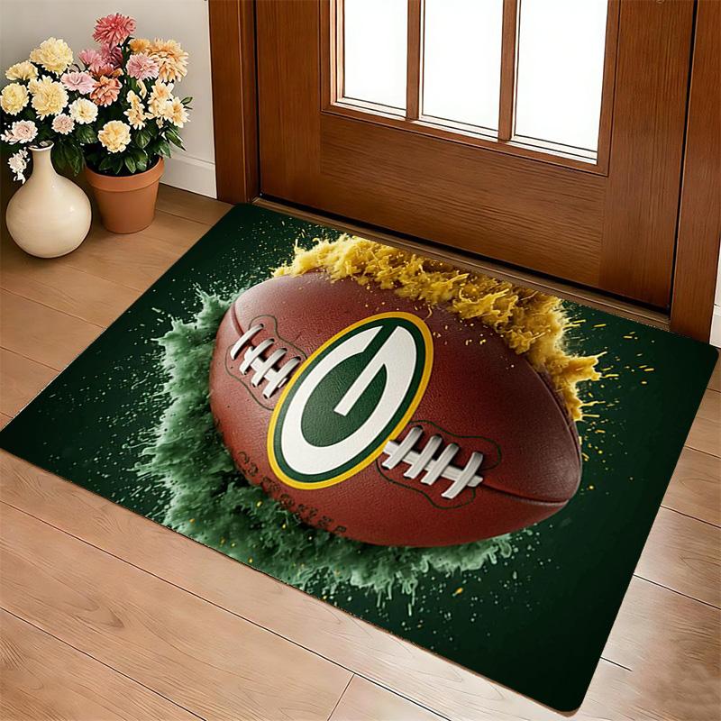 Green Bay Living Room Nonslip Area Rug Soft Carpet For Bedroom Game Playroom Sofa Office Home Decor Doormat Christmas Gift C10232