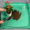 1pc Horticultural Flowerpot, Transplanting Mat, Square Small Mat, Indoor Operation, Organizing Flowerpot, Soil Changing Mat