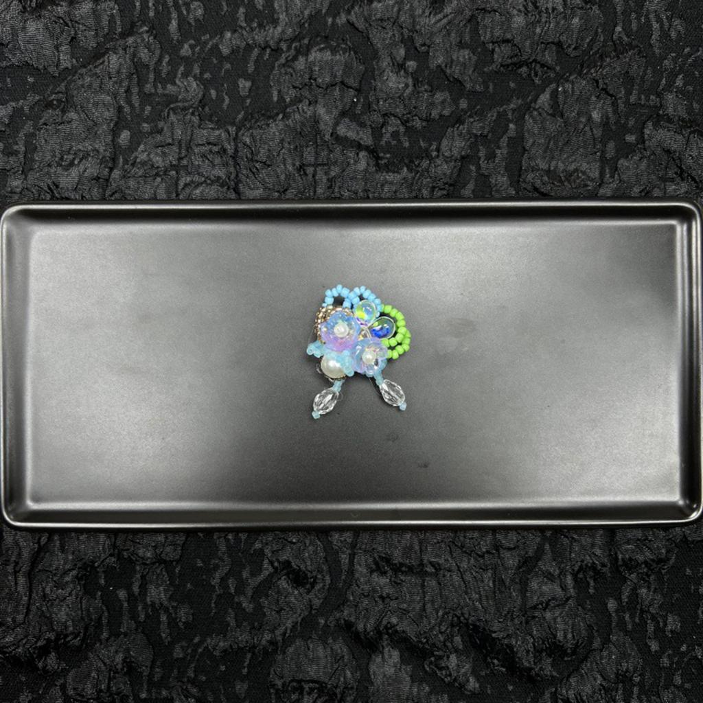 Dopamine Handcrafted Beaded Jelly Shoes Sports Sandals Accessory Diy Shoe Decorative Colorful Flower Slippers Buckles