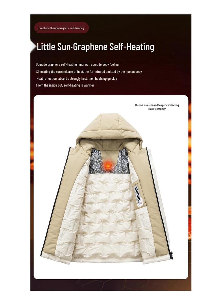 Winter Cotton Jackets: Windproof, Waterproof, Thickened, Warm for Men, Women, Couples - Ideal for Outdoor Mountaineering.