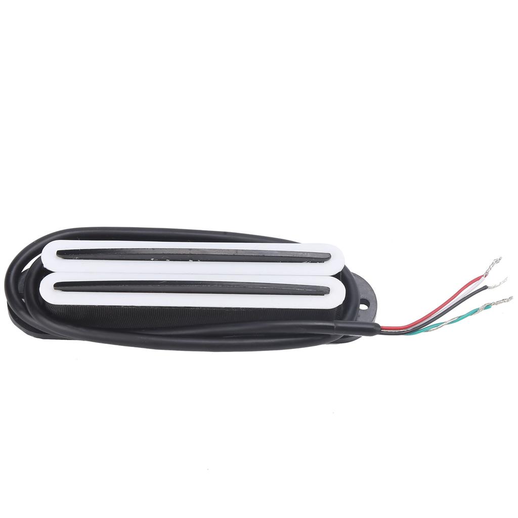 11K Dual Hot Rail Humbucker Pickup Ceramic Magnet ABS Electric Guitar AccessoriesWhite Black Rail