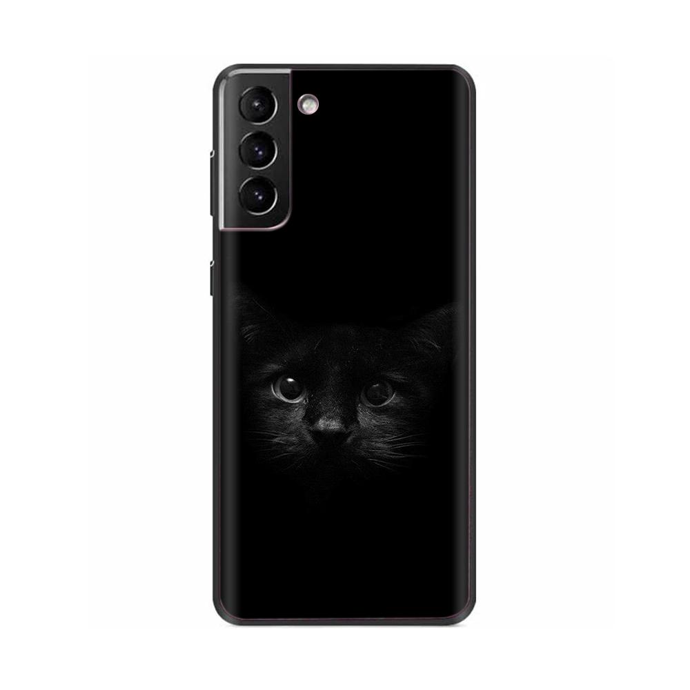 For Samsung S22 Ultra Phone Case Cute Panda Funda For Samsung Galaxy S22 Plus S 22 Ultra Cover Liquid Silicone Protective Coque