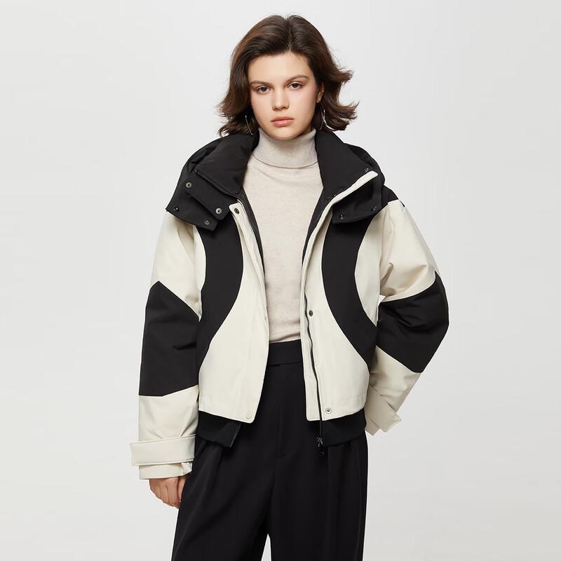 

Women s Casual Short Baseball Down Jacket L