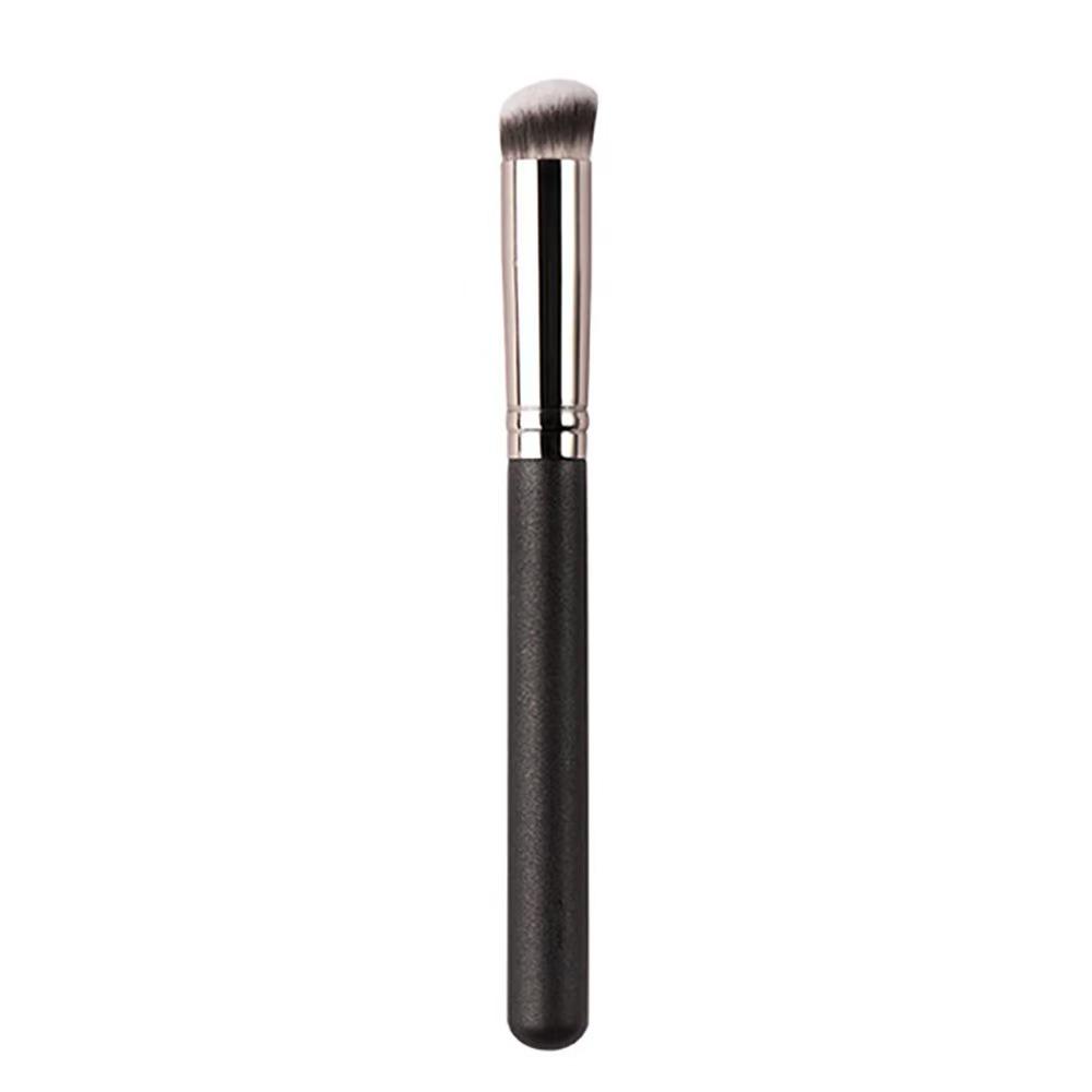 Seamless 170 Foundation Brush with Slanted Round Head, 270 Concealer Brush, 370 Black Makeup Brush Set