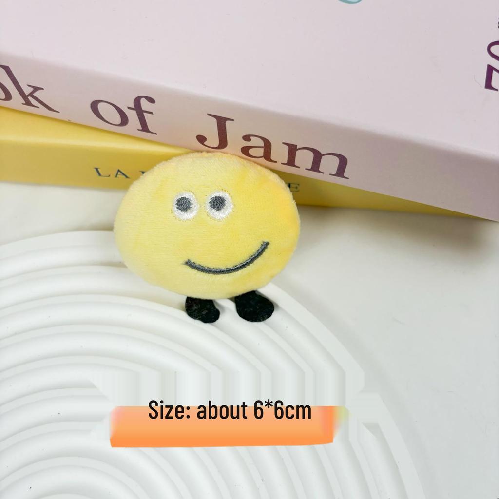 Cartoon Plush Bread Toast Brooch & Hair Accessories Set