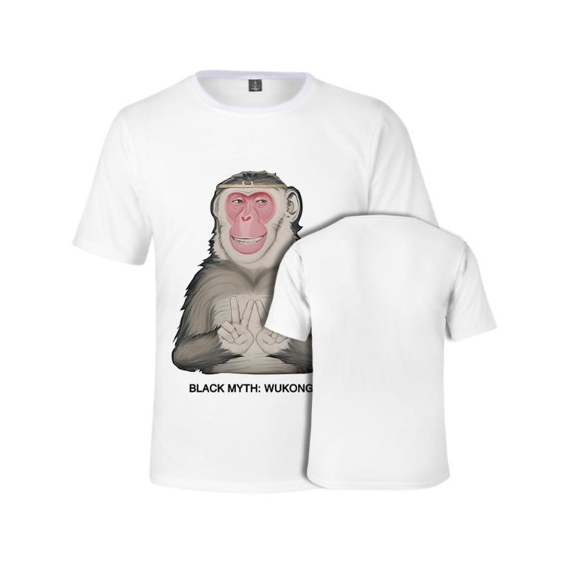 Men's 3D Printed T-Shirt Game Character Pattern Print Short Sleeve O-Neck Pullover Casual Top