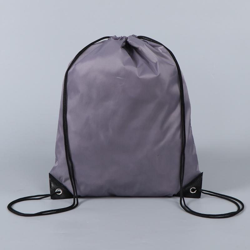 Spot Polyester Double Drawstring Sports Bag for Marathon or Basketball Events