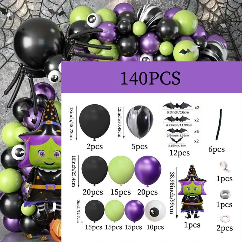Halloween Balloon Halloween Spider Carnival Party Decoration 10 Inch Round Latex Balloon Halloween Other