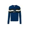 Moncler Striped Detail Pullover Wool Sweater Men sweater Blue 9043700A9177723