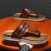 2025 Summer New Fashionable Versatile Sandals Thick-soled Shit-stepping Middle-aged Dad Sandals Travel Outdoor Beach Shoes