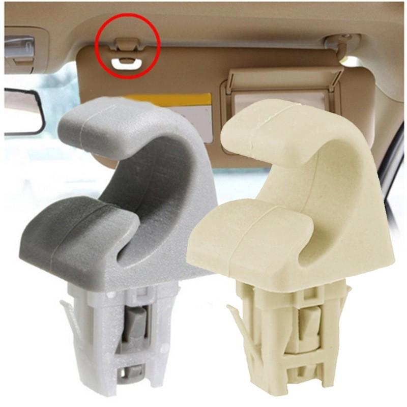 Compatible Sun Visor Clips 74348-06030 for Toyota Corolla, Camry, and Similar Vehicles