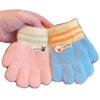 Winter Warm Children's Gloves: Cute, Thickened Five-Finger for Boys & Girls Aged 1-3