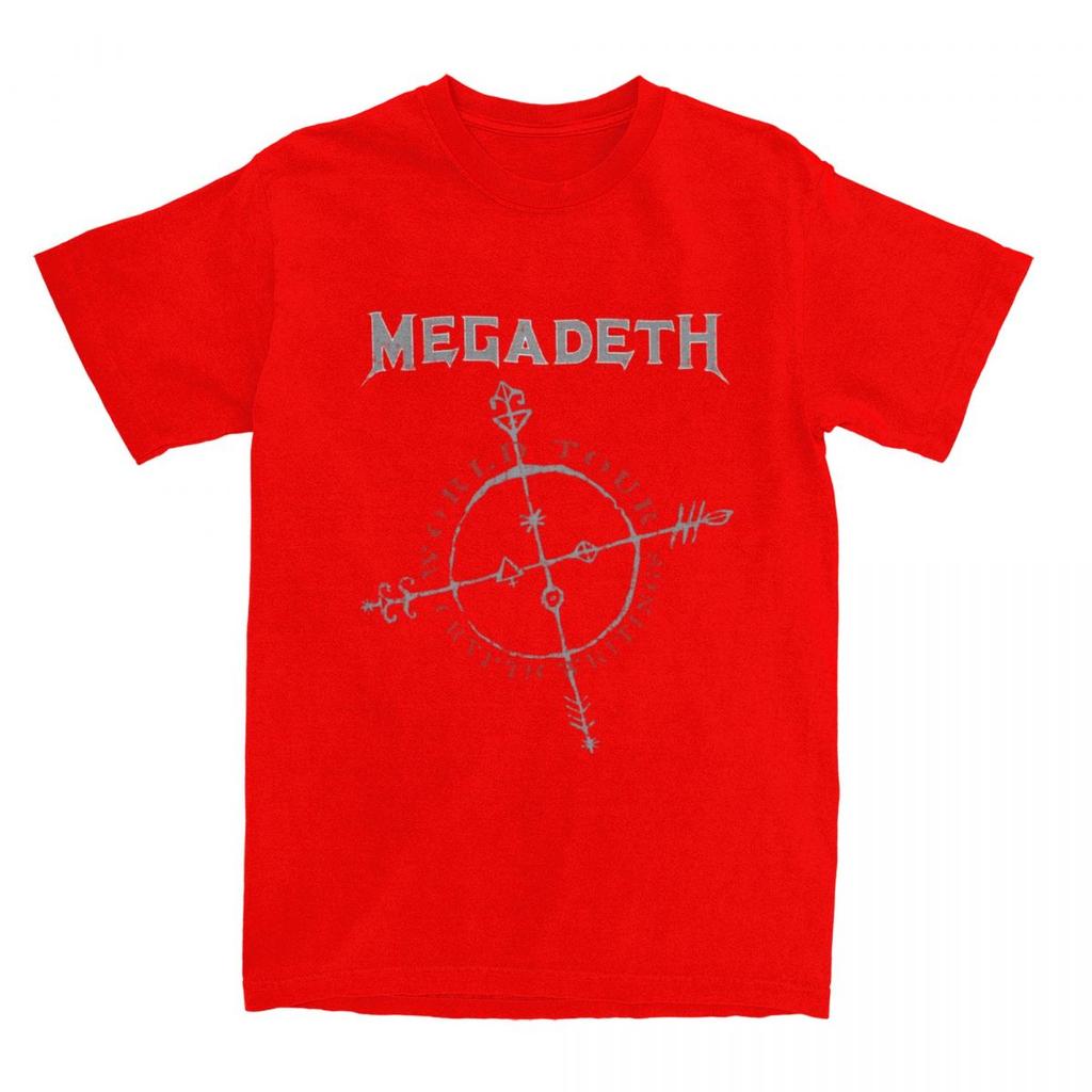 Megadeths Cryptic Writings Shirt Men Women 100% Cotton Funny Crew Neck Black Metal Death Metal Tees Short Sleeve Clothes Unique
