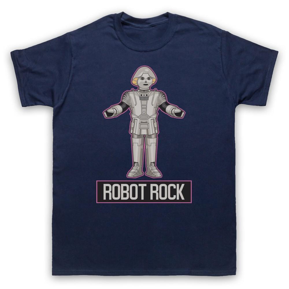 

Robot Rock Retro Sci Fi Dance Parody Slogan Old School Mens And Womens T-Shirt 4XL