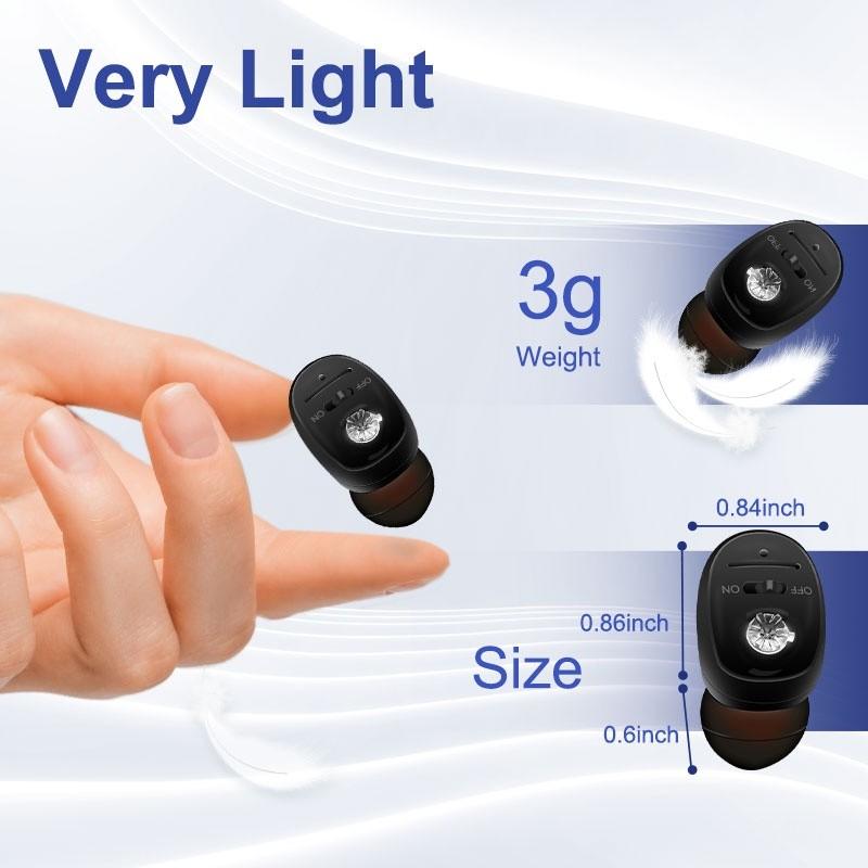 Mini Magnetic Charging Hearing Aid Portable High Power Elderly Audiphones Digital Invisible Hearing Amplifier