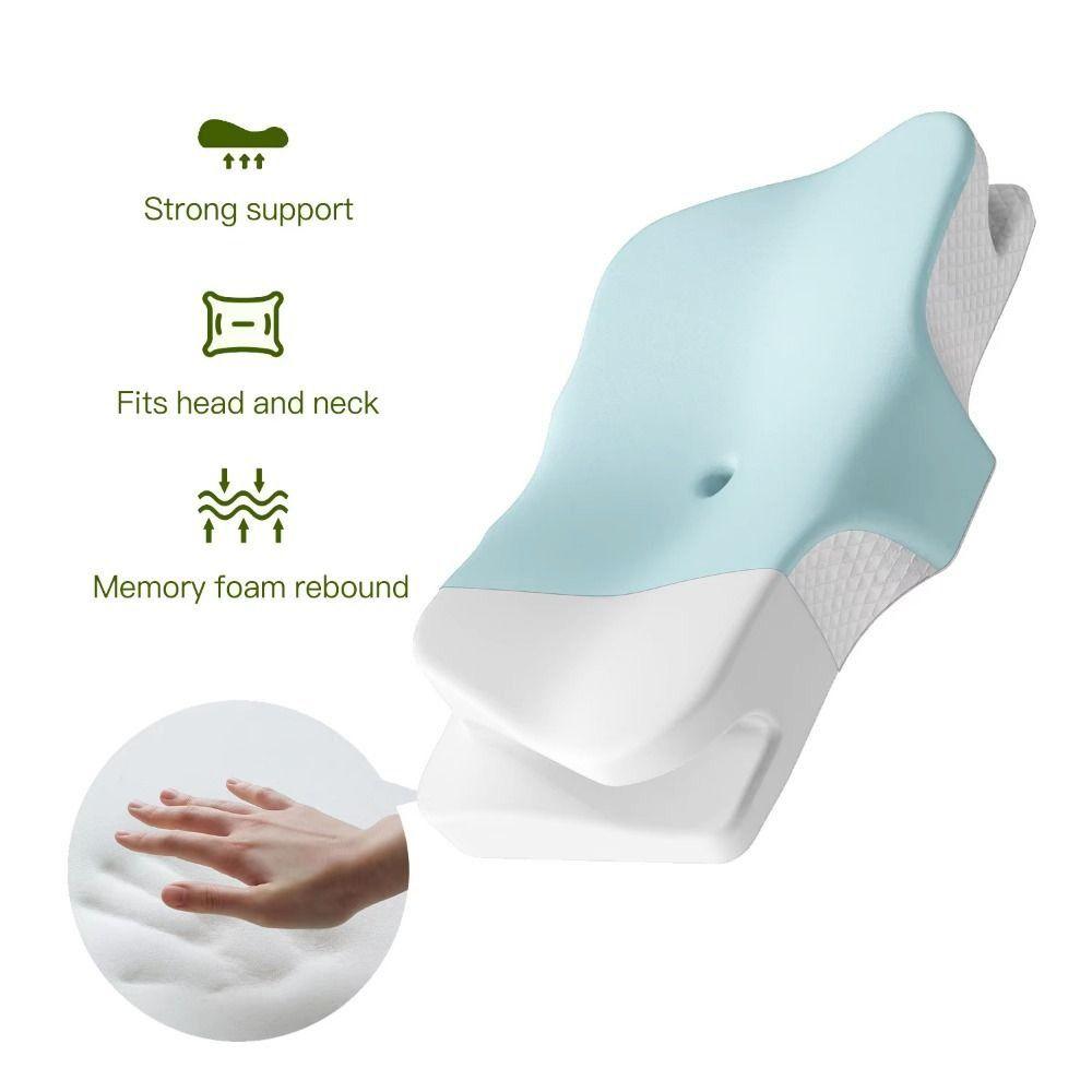 5D Partition Orthopedic Pillow Slow Rebound Neck Guard Pillow Ergonomic Neck Pillow  Bed Use
