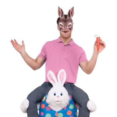 Copertura per il viso di coniglio Superficie liscia Gioco di ruolo EVA Copertura per il viso di animali Puntelli in maschera