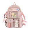 Backpack Women's New Korean Version of Student Bag, Primary and Secondary School Student Schoolbag Oxford Cloth Harajufeng Backpack Schoolbag