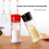 Lightweight Glass Seasoning Bottle with Flip-top Lid for Outdoor BBQ