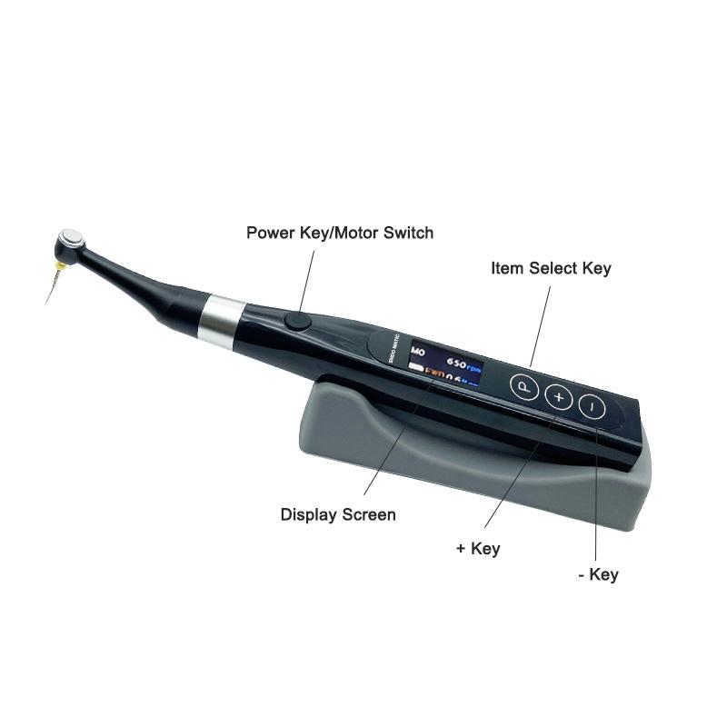 Dental Endo Motor 16:1 Reduction Contra Angle Endodontic Treatment Root Canal Therapy Wireless Dental Equipment