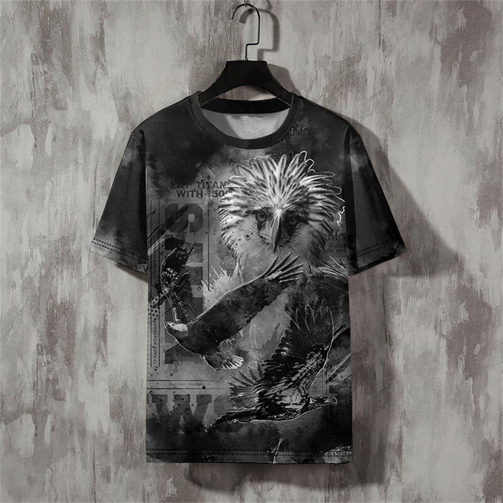 Mode Herren T-Shirt 3D Linienaufdruck Herrenbekleidung Street Designer Kurzarm Übergroßes Oberteil Tees Täglich Lässig Sportbekleidung