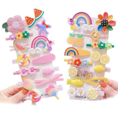 GOCROWEEN 28-Piece Deluxe Hair Clip Set for Girls, Kids Hairpins, Hair Ties, Hair Accessories, Hair Bands, Hair Ornaments, Stylish Hair Ornaments for