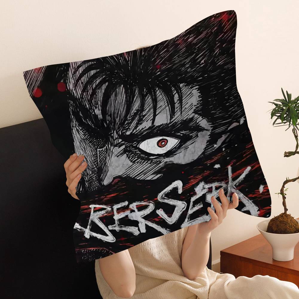 Anime B-berserk Pillow Gift Home Office Decoration Bedroom Sofa Car Cushion Cover Case 45x45