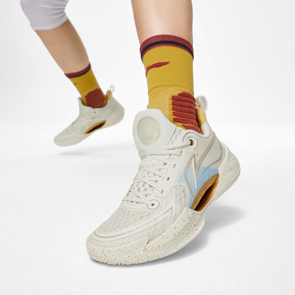 Li-Ning Ultra Leve V2 Tecnologia Champion Ajuste Confortável Suporte Respirável Absorção de Choque Resiliência Durável Tênis de Basquete Cano Baixo ABAT029-2