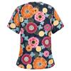 Women Short Sleeve V-neck Tops Working  Blouse