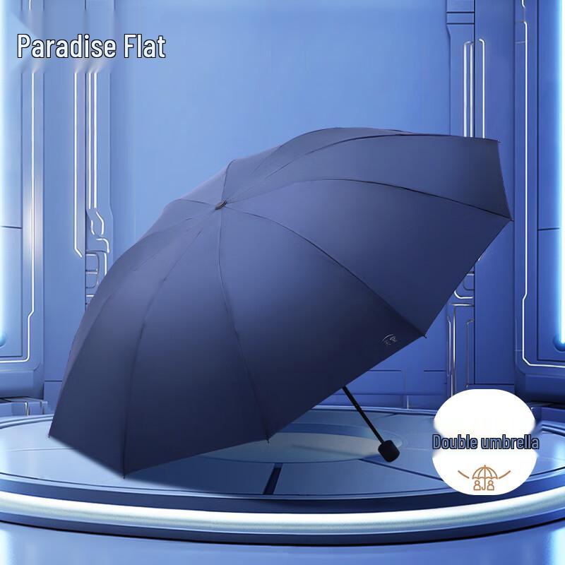Paradise Three-Fold Extra Large Sun/Rain Umbrella