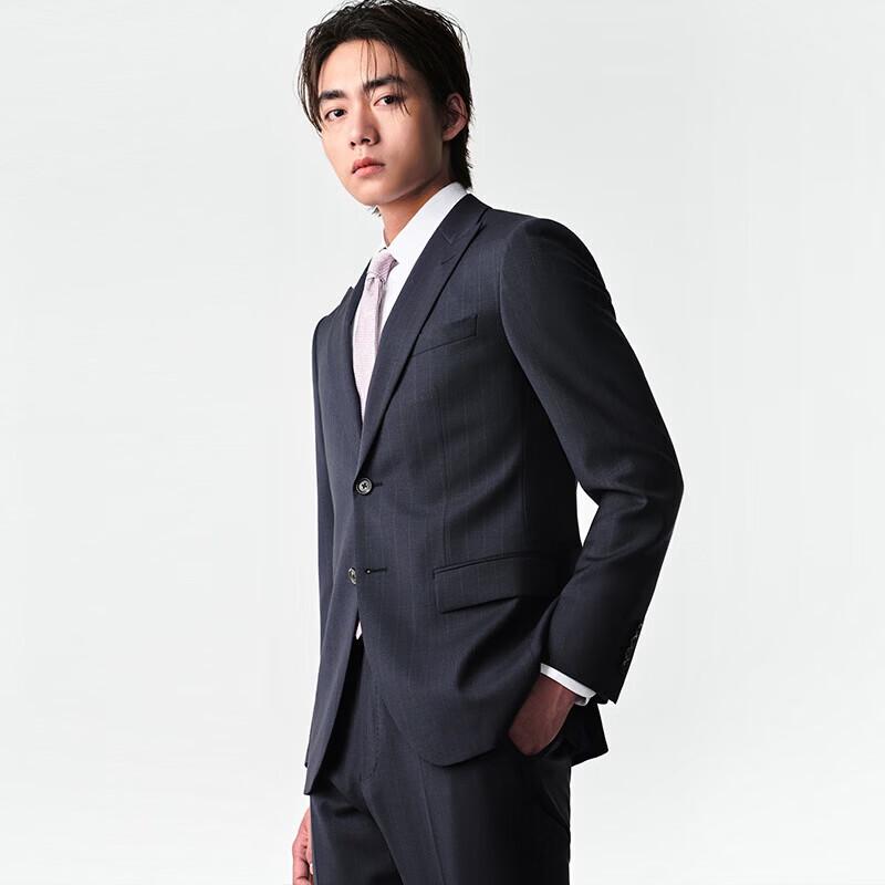 Baoxiniao Men's Striped Business Suit Jacket