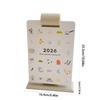 Page Flipping Cartoon Desk Planner Cartoon 2026 Cute Student Calendar  Calendar Ornament