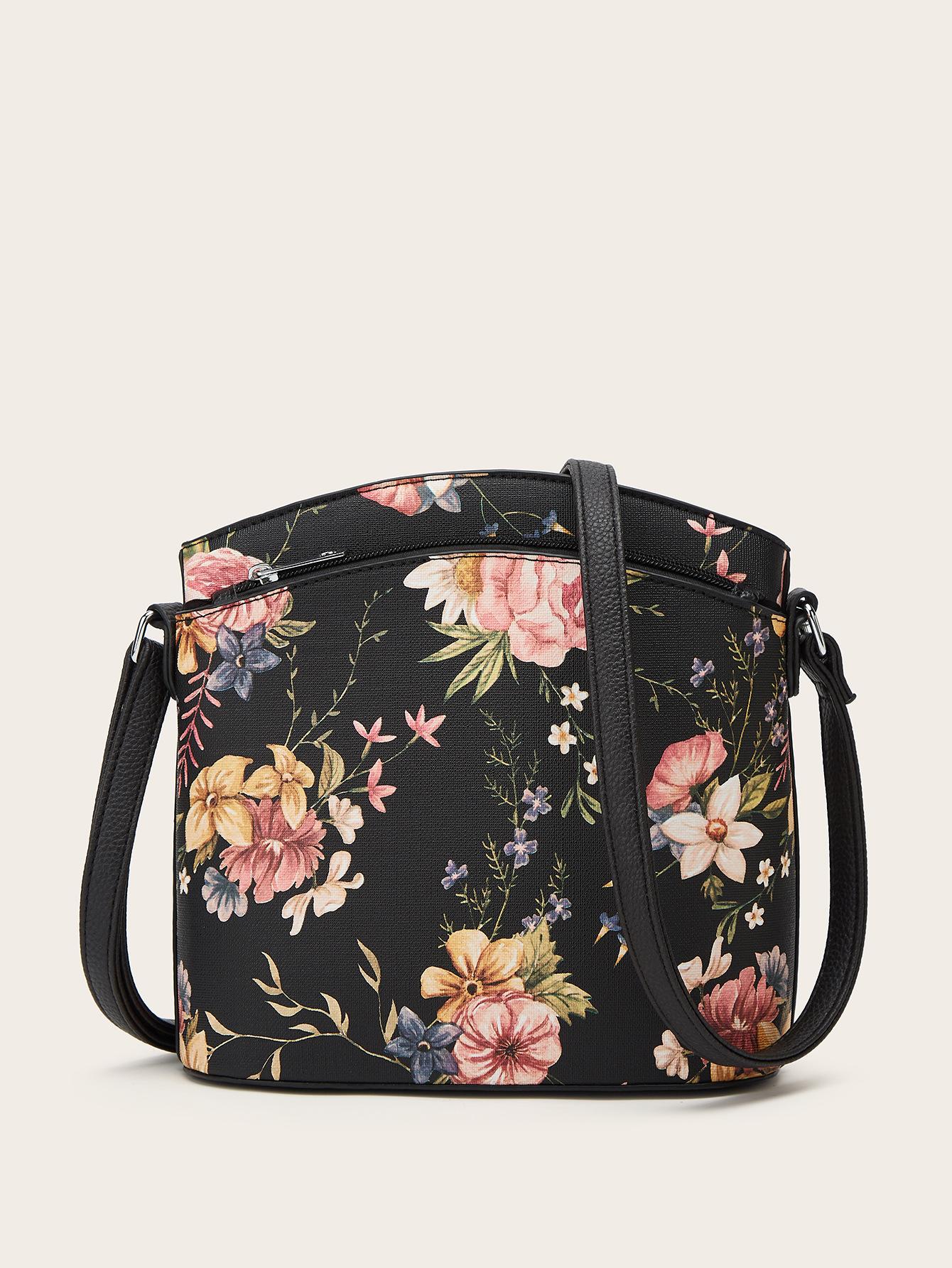 

Special for women s bags New niche high-end printed bucket bags Casual fashion shoulder messenger bags чёрный