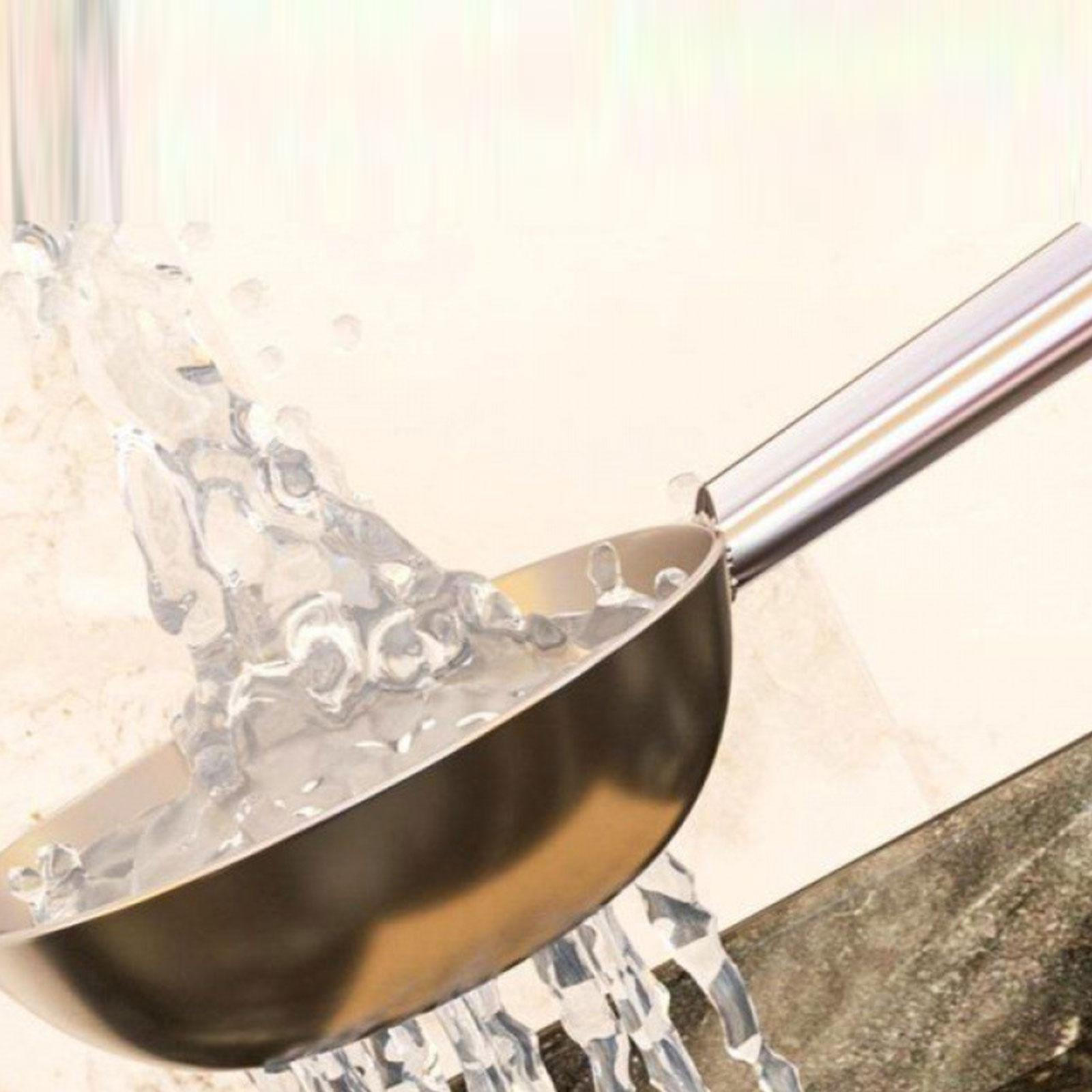 

Дуршлаг с большими отверстиями из нержавеющей стали с ручкой, половник, дуршлаг, столовая посуда, ручной дуршлаг, фритюрница для лапши