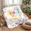 Teddy im Sternenbaum-Thema Decke Leichte Warme Flanelldecke Dekorative Überwurfdecke für Heimdekoration