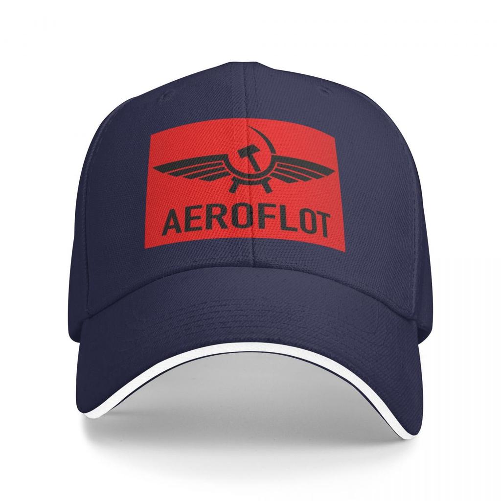 Unisex Baseball Hats Aeroflot Aviation Russe Pilote Aerospace Aviateur Streetwear Summer Sports Baseball Caps Cap Casquette Hats