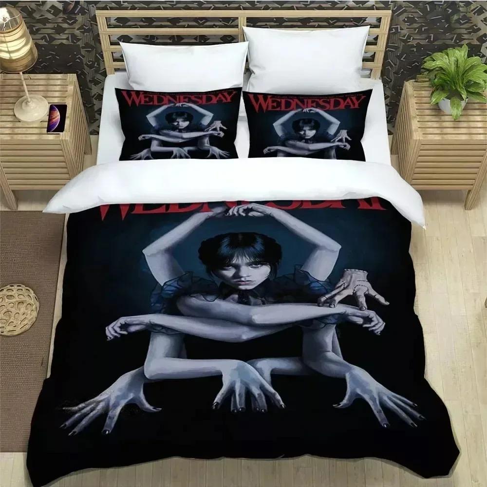 Movie Pattern Microfiber Bedding Set For Boys, Movie Pattern, Winter Duvet Cover Set, Film Anime Bed Set, Comforter Cover