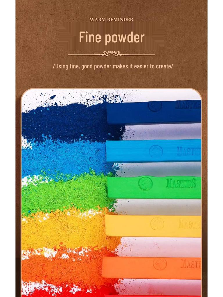 Multicolor Dazzling Pastel Set for Kids' Art and Doodling