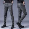 Men's Spring and Autumn Pants New Trendy Korean Edition Business Vintage Slim Fit Elasticity Straight All-match Trousers