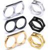 Trend Simple Stainless Steel Ring Multi-Color Optional Multi-Size Personalized Jewelry