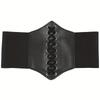 Neue Korsett Punk Schwarz Breiten Gürtel Pu Leder Abnehmen Körper Gürtel für Frauen Elastische Hohe Taille Gürtel Weibliche Cummerbunds